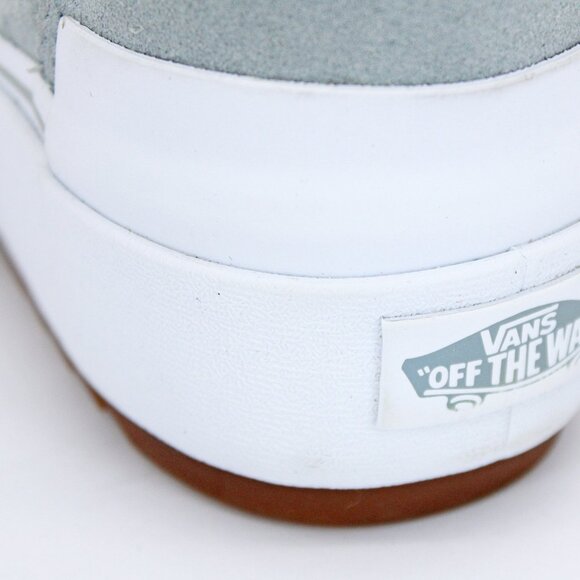 Vans Old Skool Grey Stacked Emboss Check Sneakers: Size 9 - Picture 7 of 8